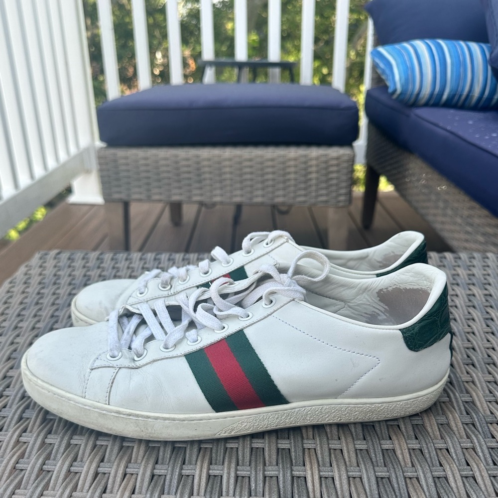 Women’s Gucci Ace Sneaker with Web